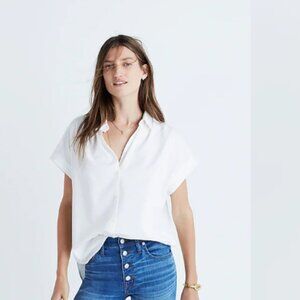 Madewell Central Shirt in Pure White